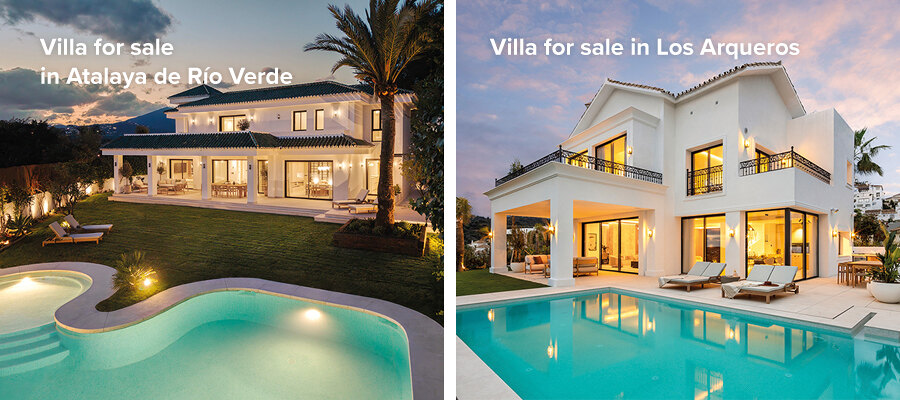 Villas for sale in Atalaya de Río Verde and in Los Arqueros