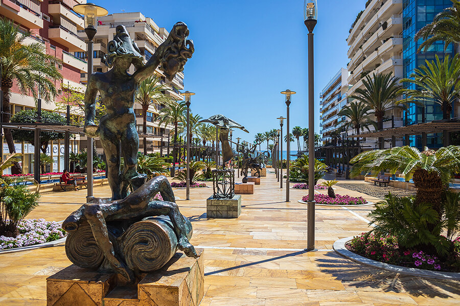paseos de primavera marbella