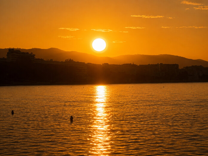 sunrise in Marbella