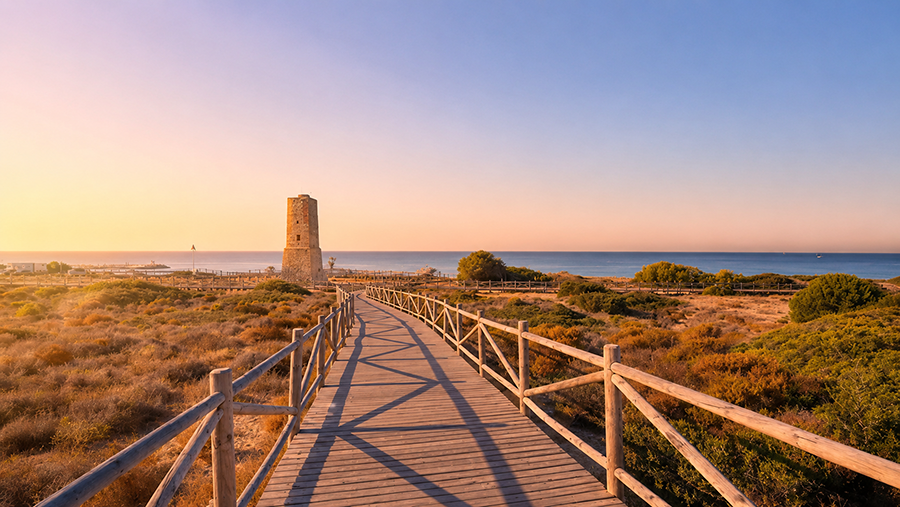 sunrise in Marbella
