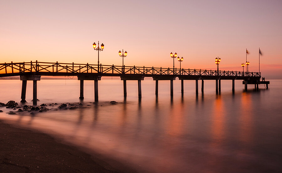 sunrise in Marbella