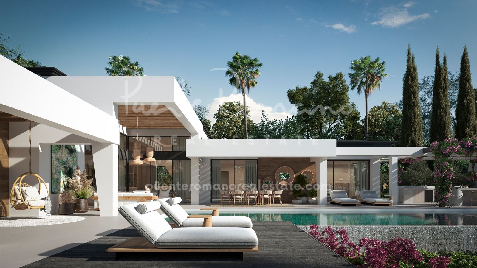 Contemporary new villa in the Golf Valley of Nueva Andalucia