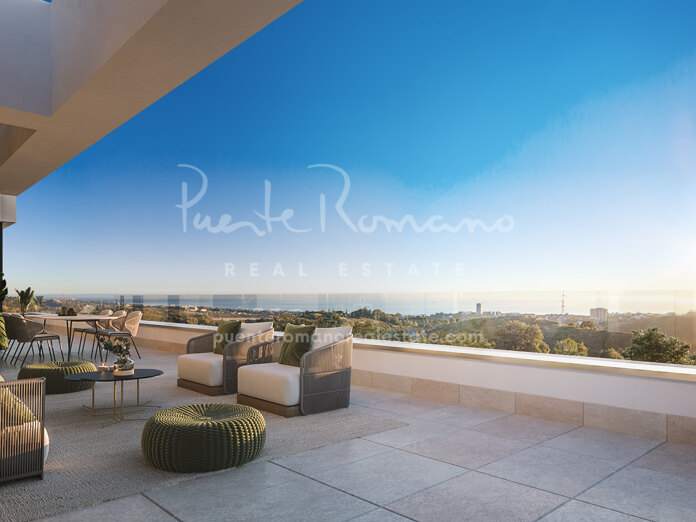 Promoción nueva de apartamentos de lujo con vistas de ensueño en Altos de Los Monteros