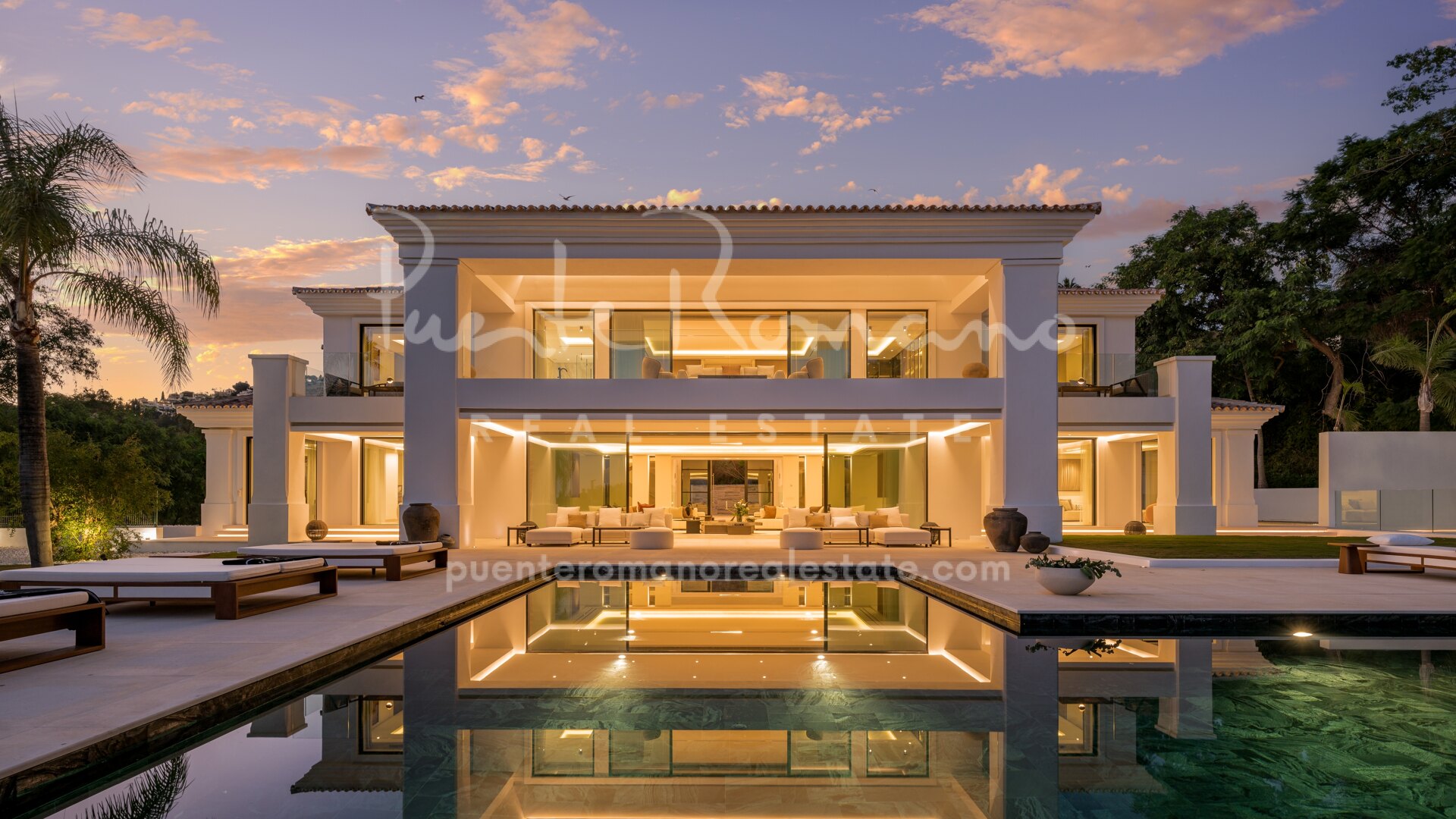 Brand new luxury villa in La Quinta with spectacular open views of the sea and golf course