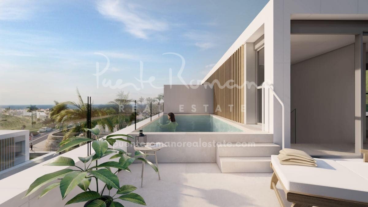 Exclusive new boutique development of 10 attached villas in Estepona Hills