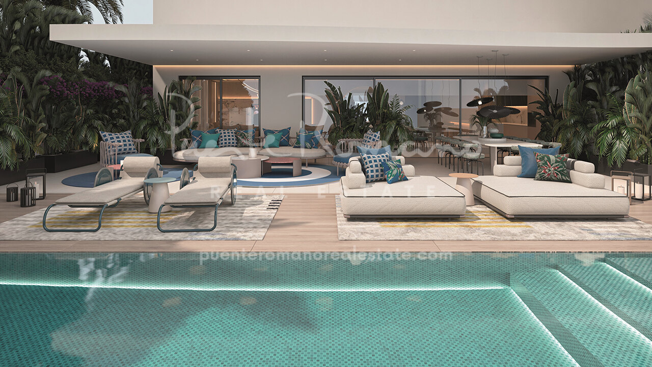 Apartamentos y adosadas en primera línea de playa en el este de Marbella