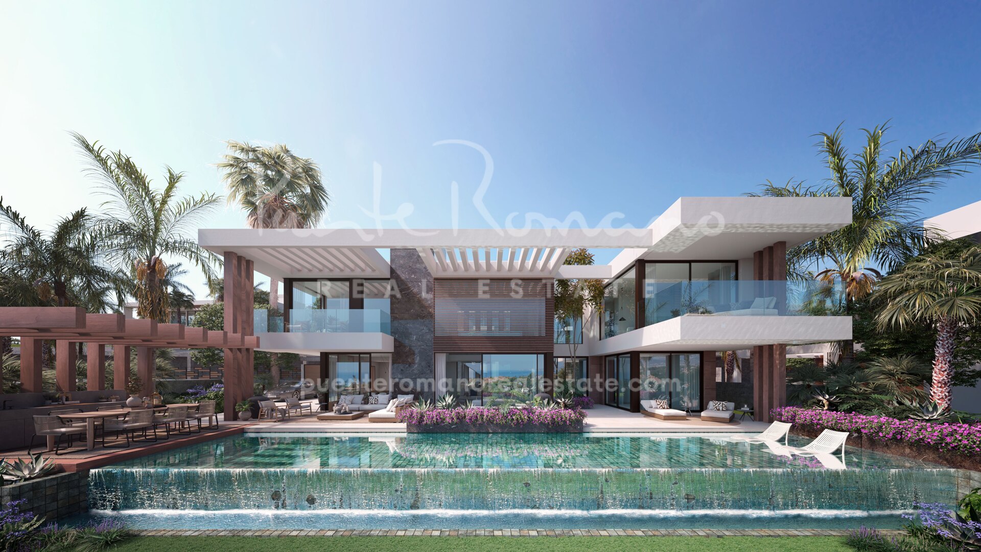 Exclusive, gated, new luxury villa project located in the prestigious area of Las Brisas, Nueva Andalucia