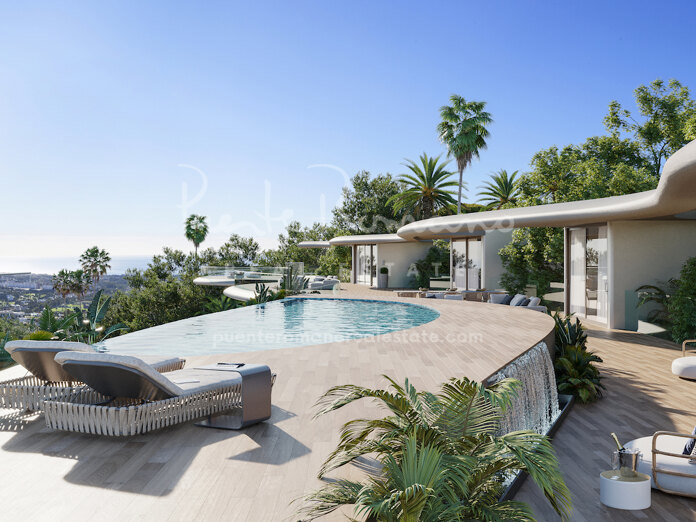 New apartment project with private pools and incredible views