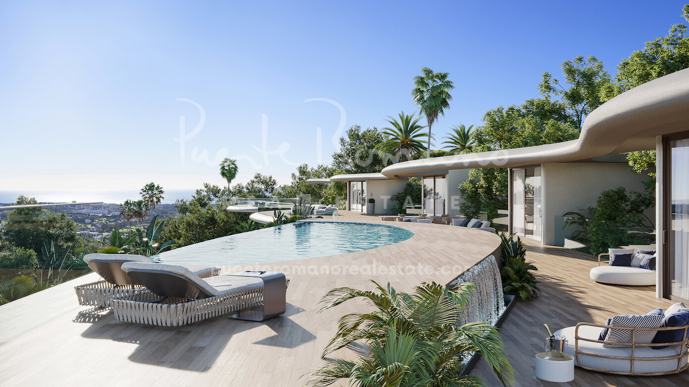 New apartment project with private pools and incredible views
