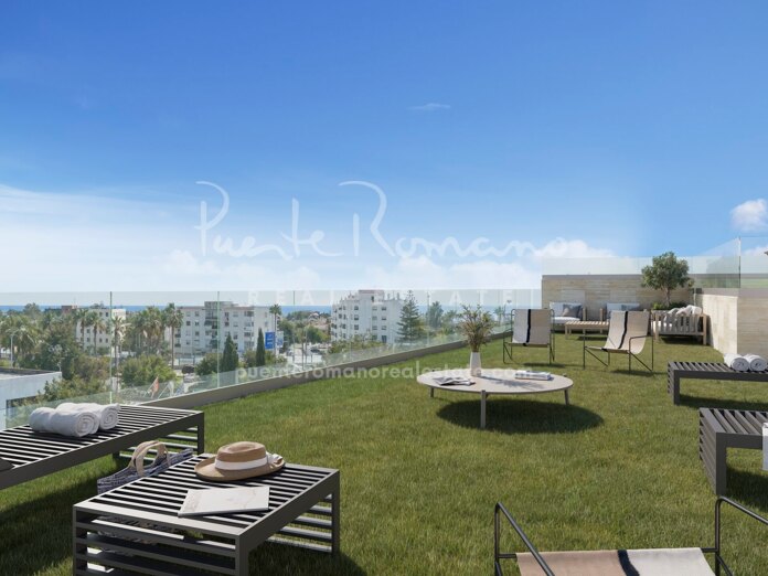 Ground floor apartment in a new project in San Pedro centre