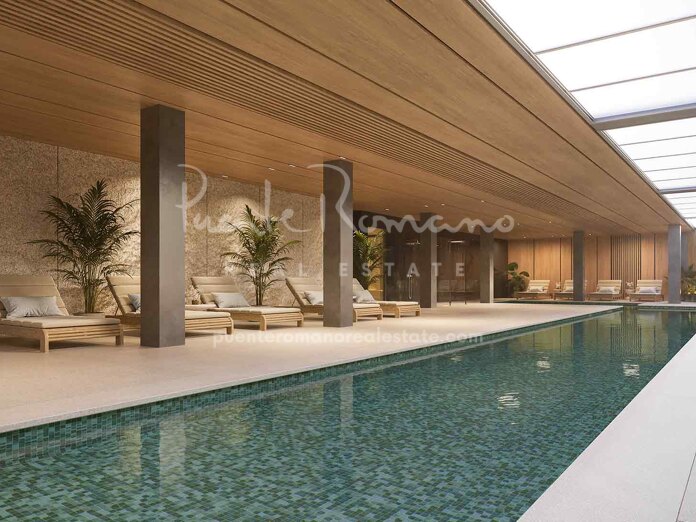Penthouse in a new residential project within walking distance to the Beach