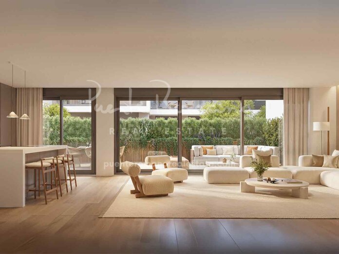 Apartamento en planta baja en un nuevo proyecto a poca distancia de la playa
