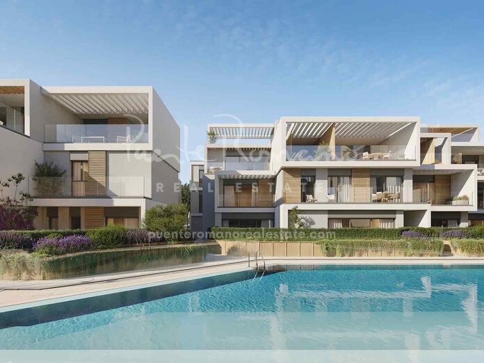 Apartamento en planta media en un nuevo proyecto residencial cerca de Puerto Banús