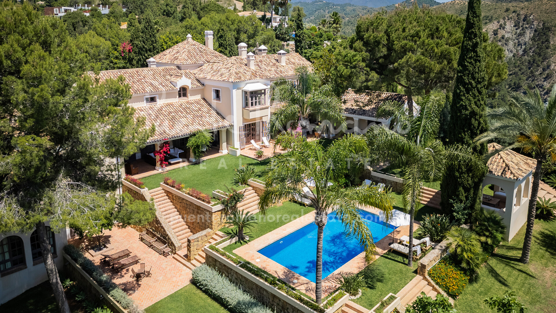 Villa Goya, a spectacular Mediterranean estate with panoramic sea views in El Madroñal