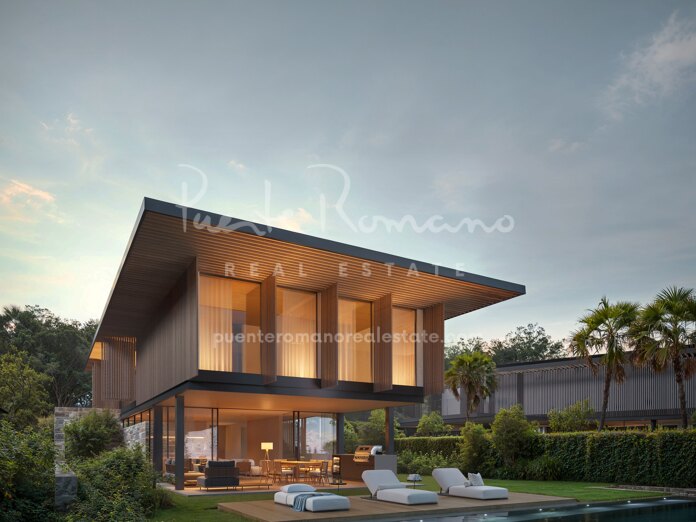 Villa moderna y lujosa actualmente en construcción en La Cerquilla, Nueva Andalucía