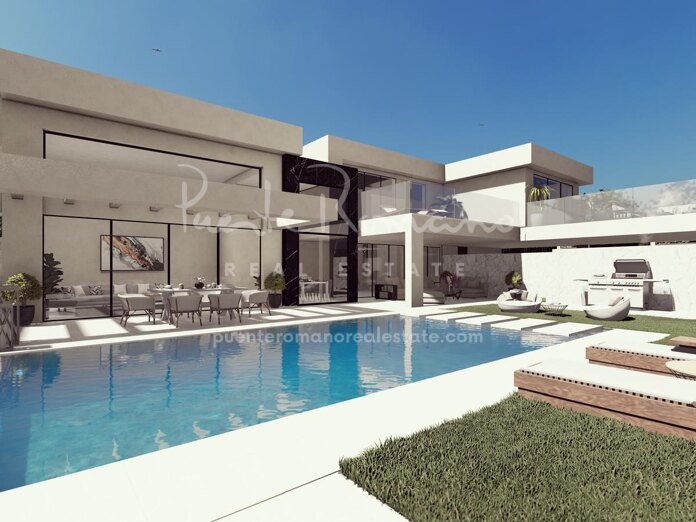 Villa contemporánea con vistas panorámicas en Valle Romano, Estepona