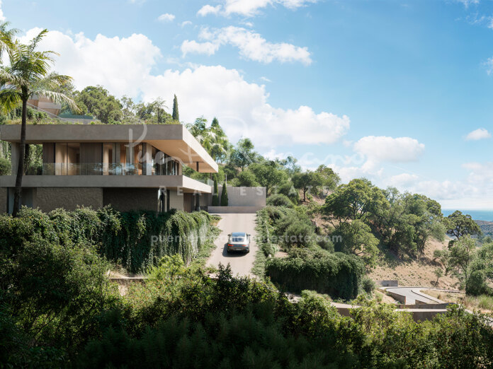 Proyecto de villa llave en mano rodeado de hermosas montañas y vistas al mar en Montemayor