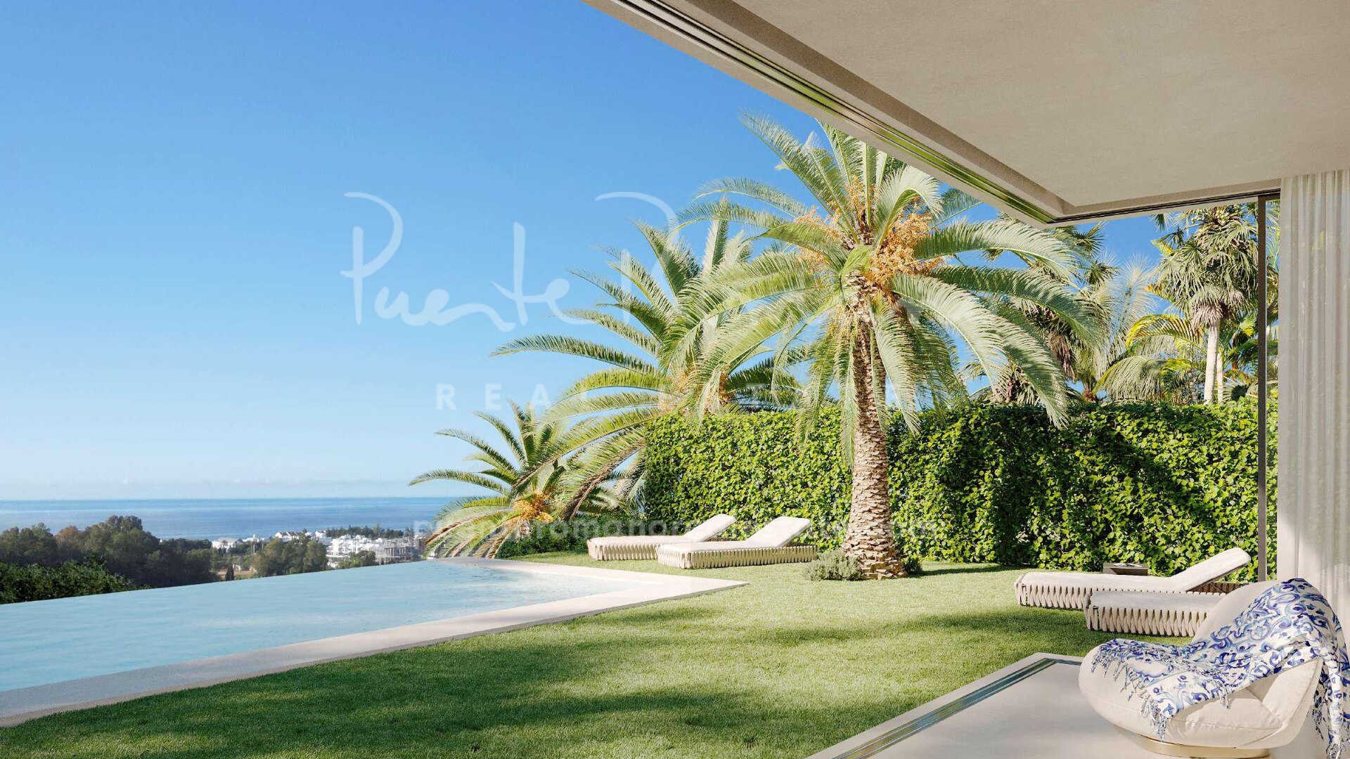 Luxury duplex penthouse with private pool in designer Dolce and Gabanna complex