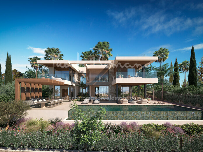 Contemporary villa project with sea views on a prime plot in La Carolina