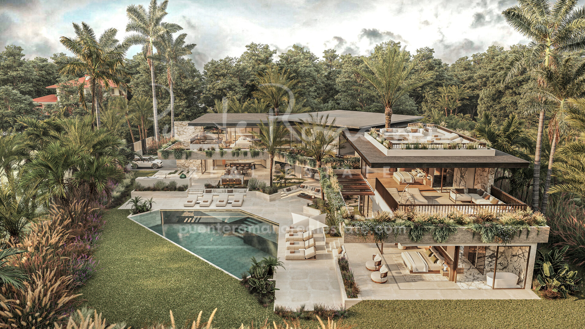 Exceptional plot with licence and project, just a few metres from the sea in Guadalmina Baja