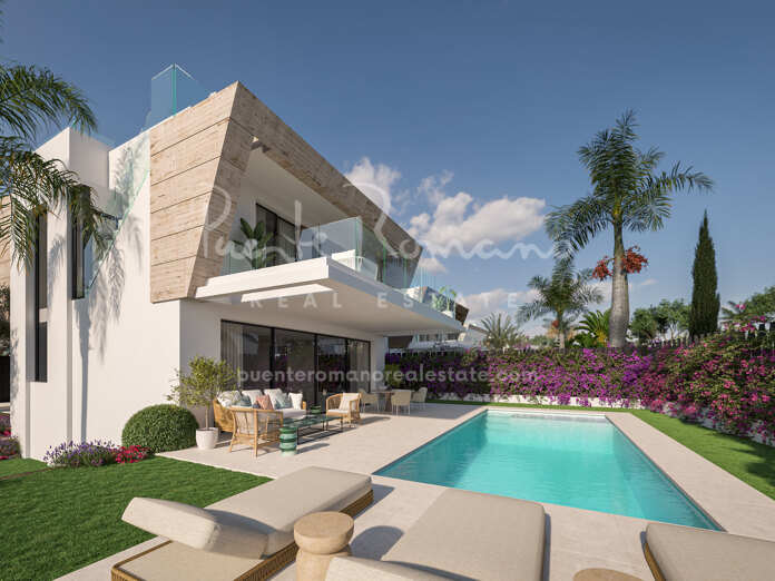Villas contemporáneas con vistas al mar y a la montaña en El Campanario