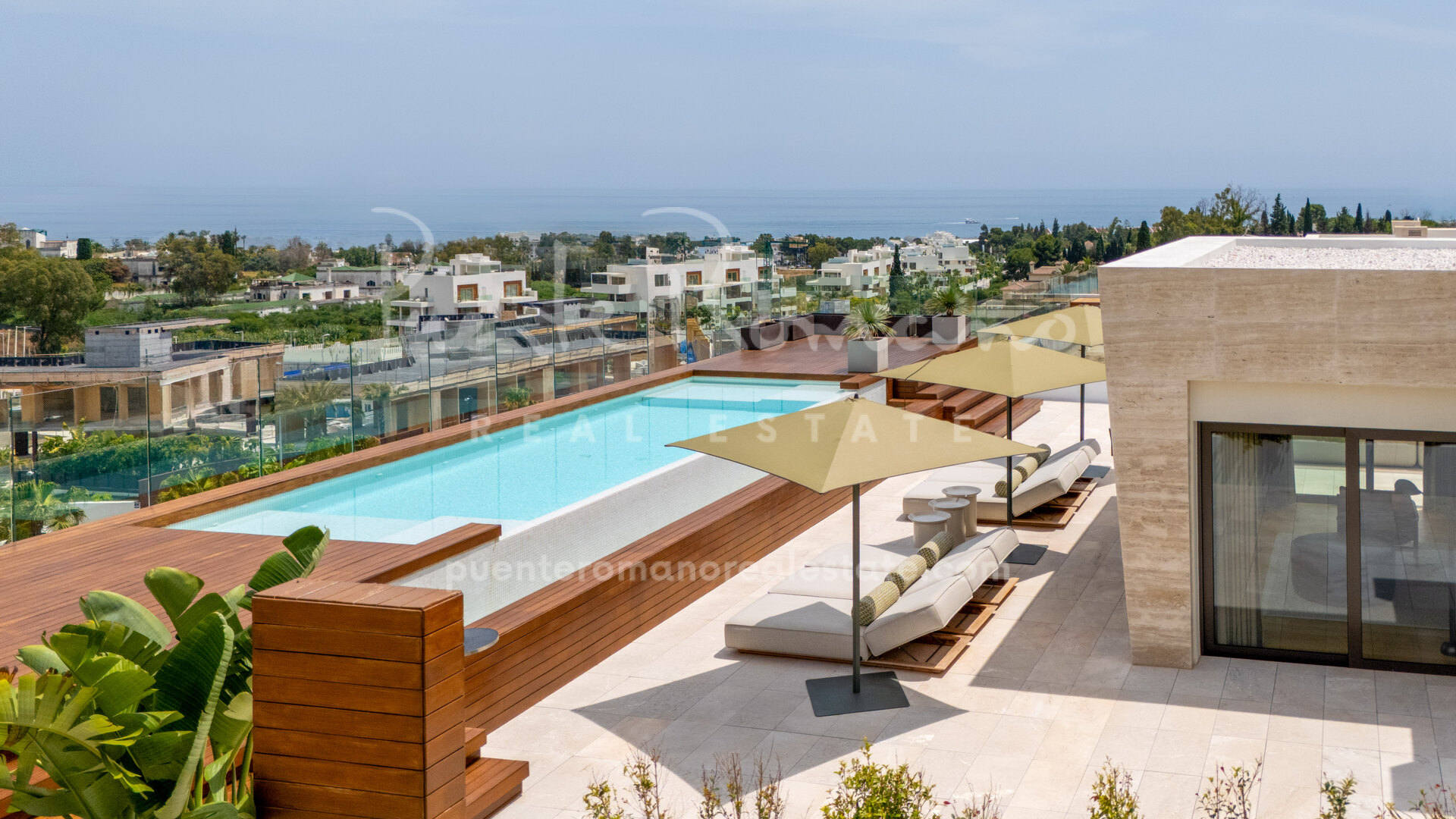 Skyvilla 6 - a luxurious property with impressive rooftop solarium with its own swimming pool on the Golden Mile