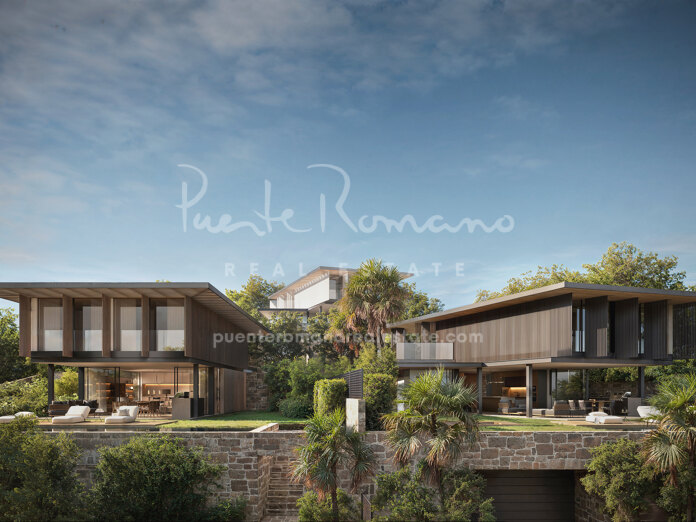 Villa moderna de obra nueva ultra exclusiva con vistas panorámicas al mar en La Cerquilla