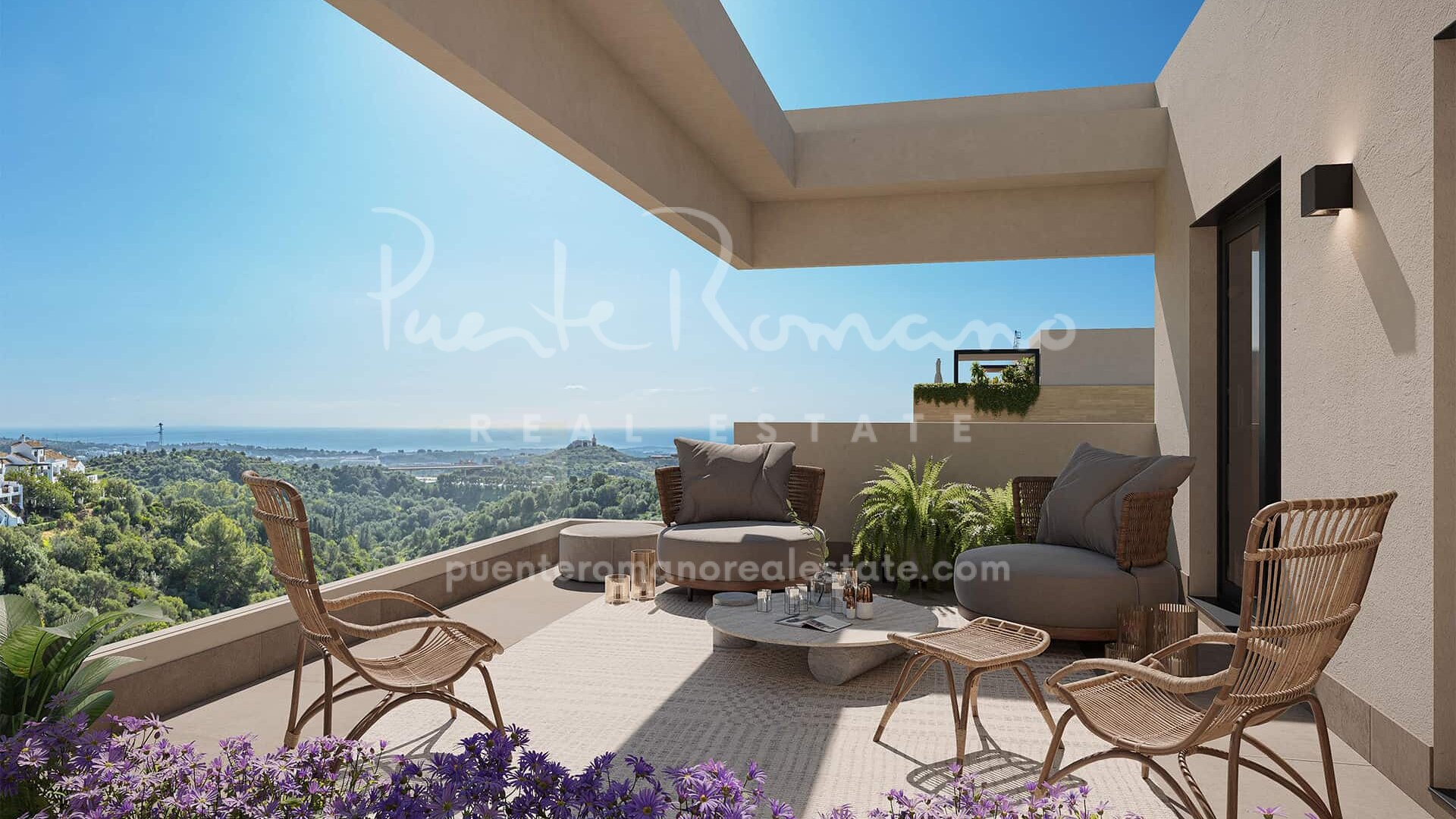 Nuevas residencias rodeadas de naturaleza y vistas al mar en Los Altos de Los Monteros