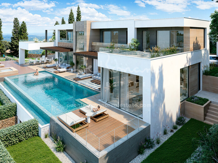 Villa Mia - Luxury home under construction with sea and La Concha views in the Golf Valley