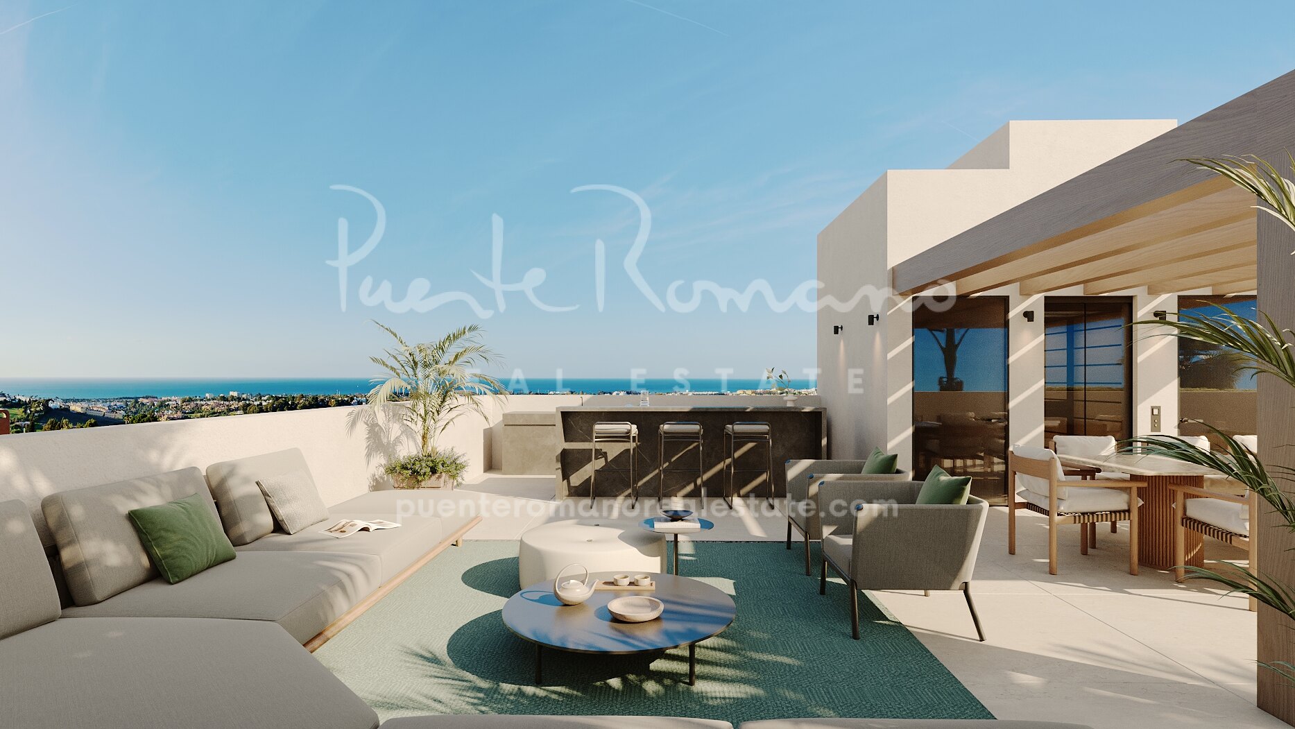 Villas independientes a estrenar con piscinas privadas cerca de la playa de San Pedro Alcántara