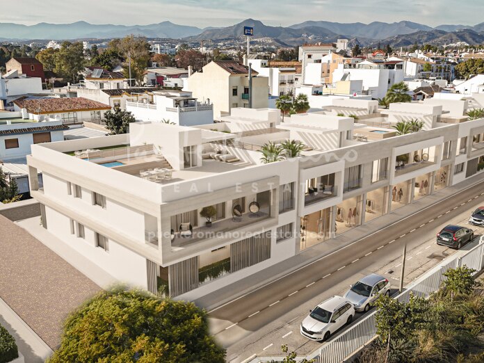 Ground floor apartment in a new development within walking distance to the beach and town