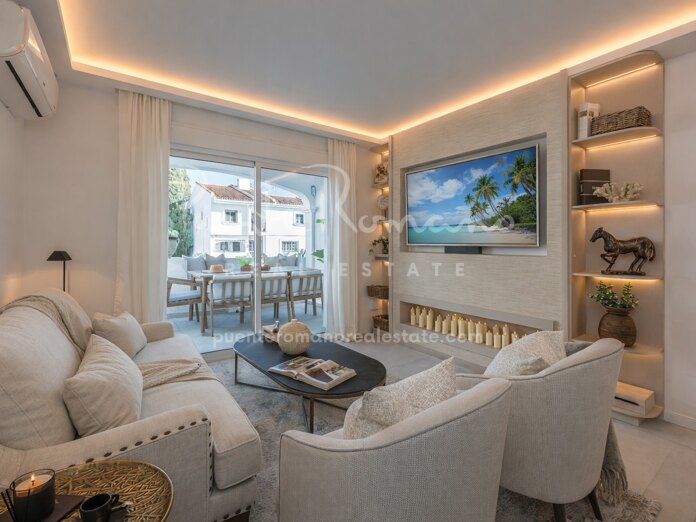 Casa adosada a medida en Aloha Golf Valley con potencial de alquiler a corto plazo