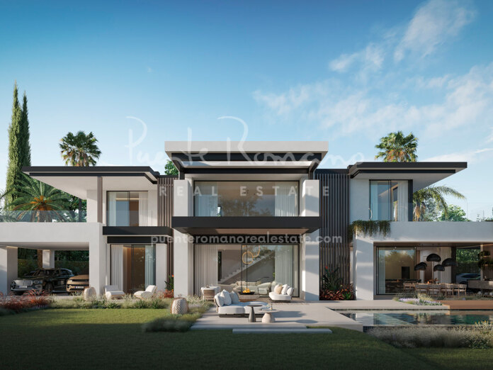 Beachside project of 3 modern villas in the prestigious Cortijo Blanco residential area