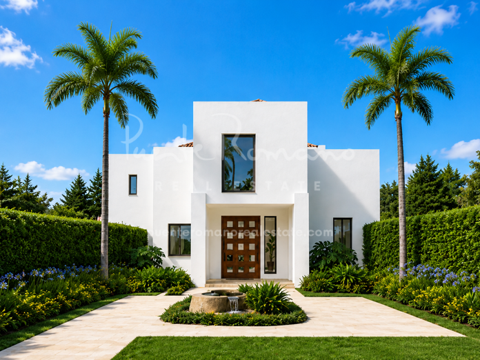 Elegante villa de obra nueva cerca de servicios y la playa en Huerta Belón