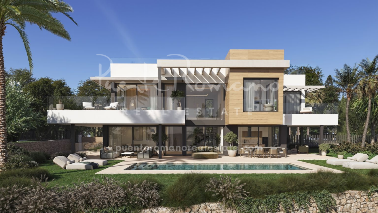 Villa contemporánea con bonitas vistas y excepcionales espacios de vida al aire libre en DREAM, Marbella Este