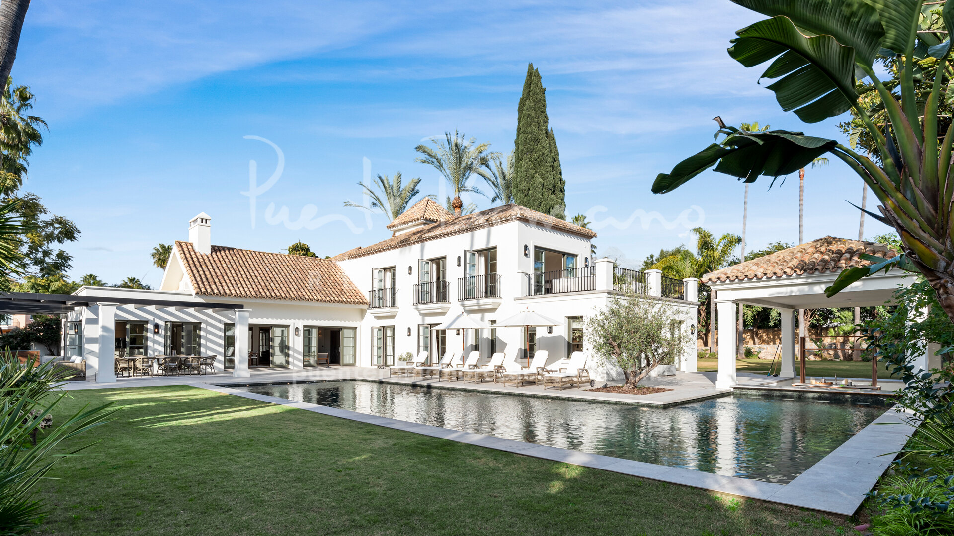 Elegant family retreat with bespoke interiors and resort-style amenities