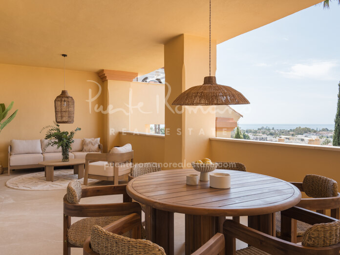 Precioso apartamento con vistas al mar y excelente ubicación en Cumbres del Rodeo