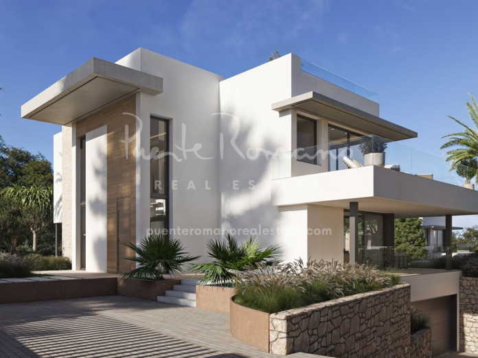 Villa contemporánea de arquitectura moderna con excepcional luz y espacios abiertos en DREAM, Hacienda Las Chapas