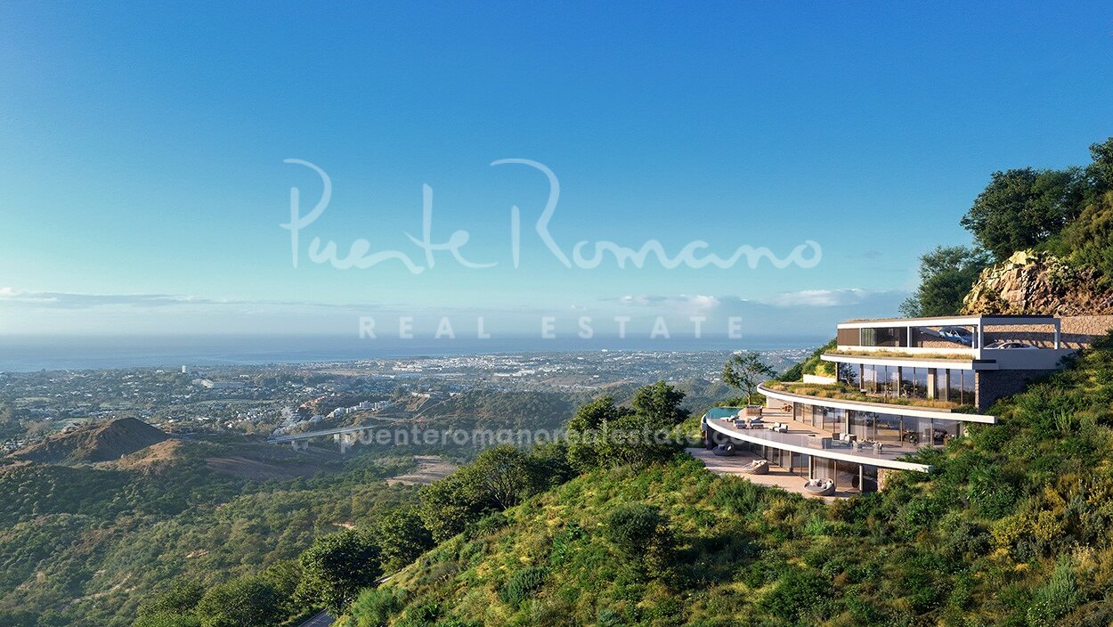 Avant-garde villa under construction in Real de la Quinta