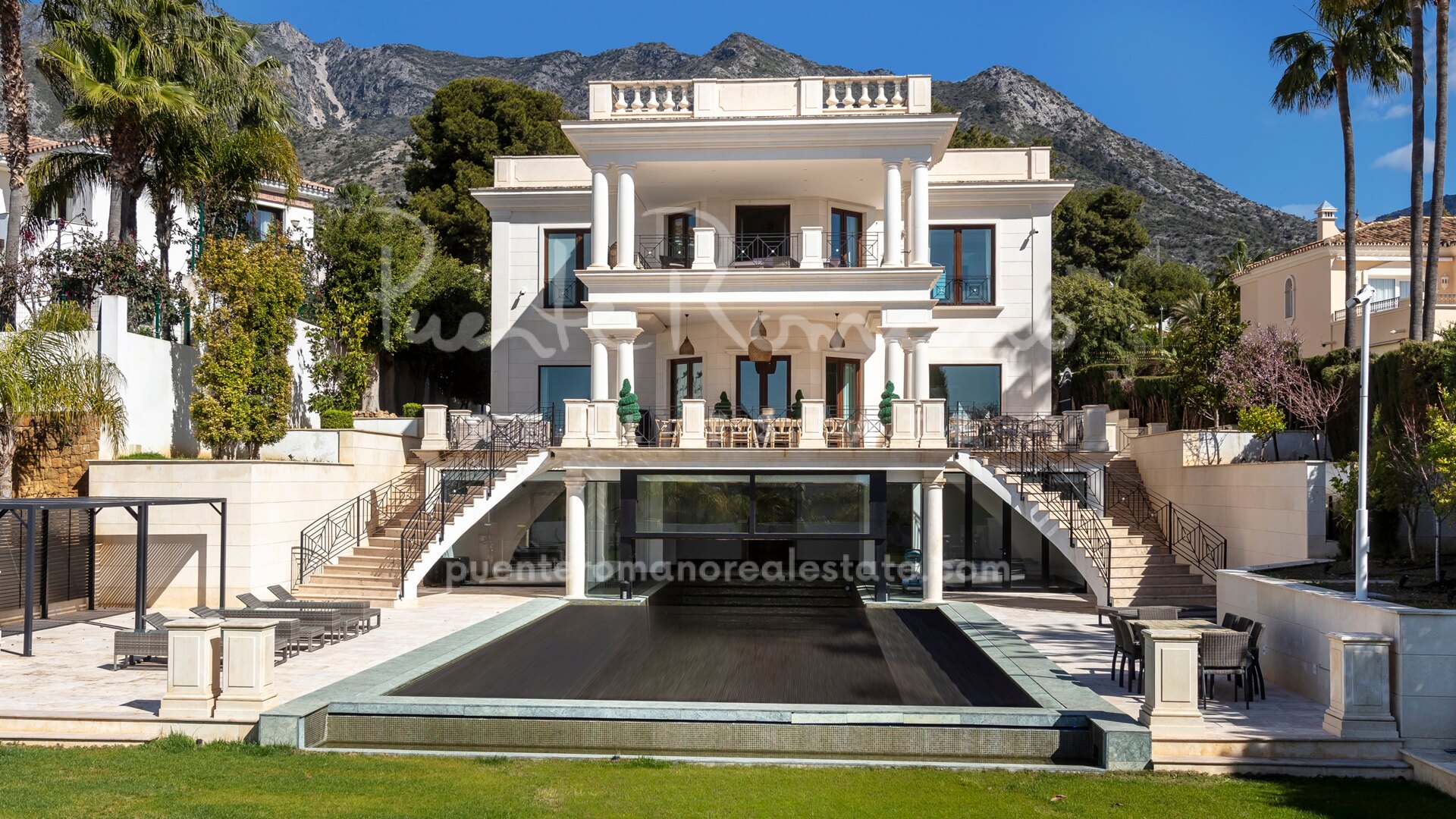 Villa Milas an impressive property in Sierra Blanca one of the most exclusive areas of Marbella’s Golden Mile