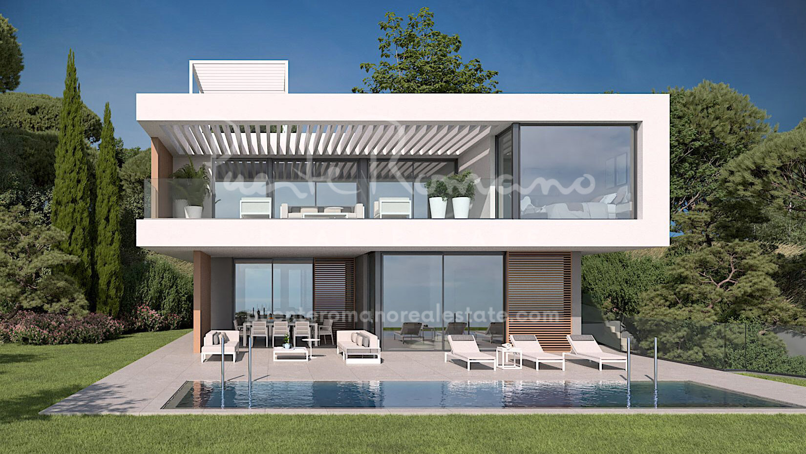 New project featuring two contemporary villas in a private gated complex at the New Golden Mile