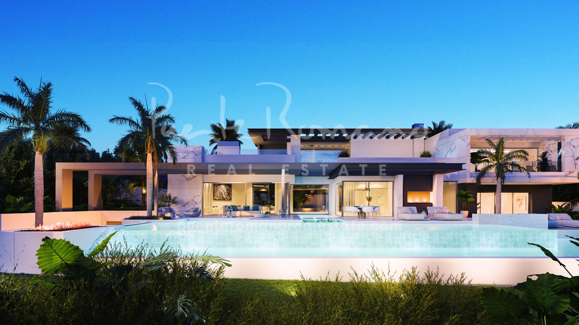Villa moderna en construcción en El Paraíso, Benahavís