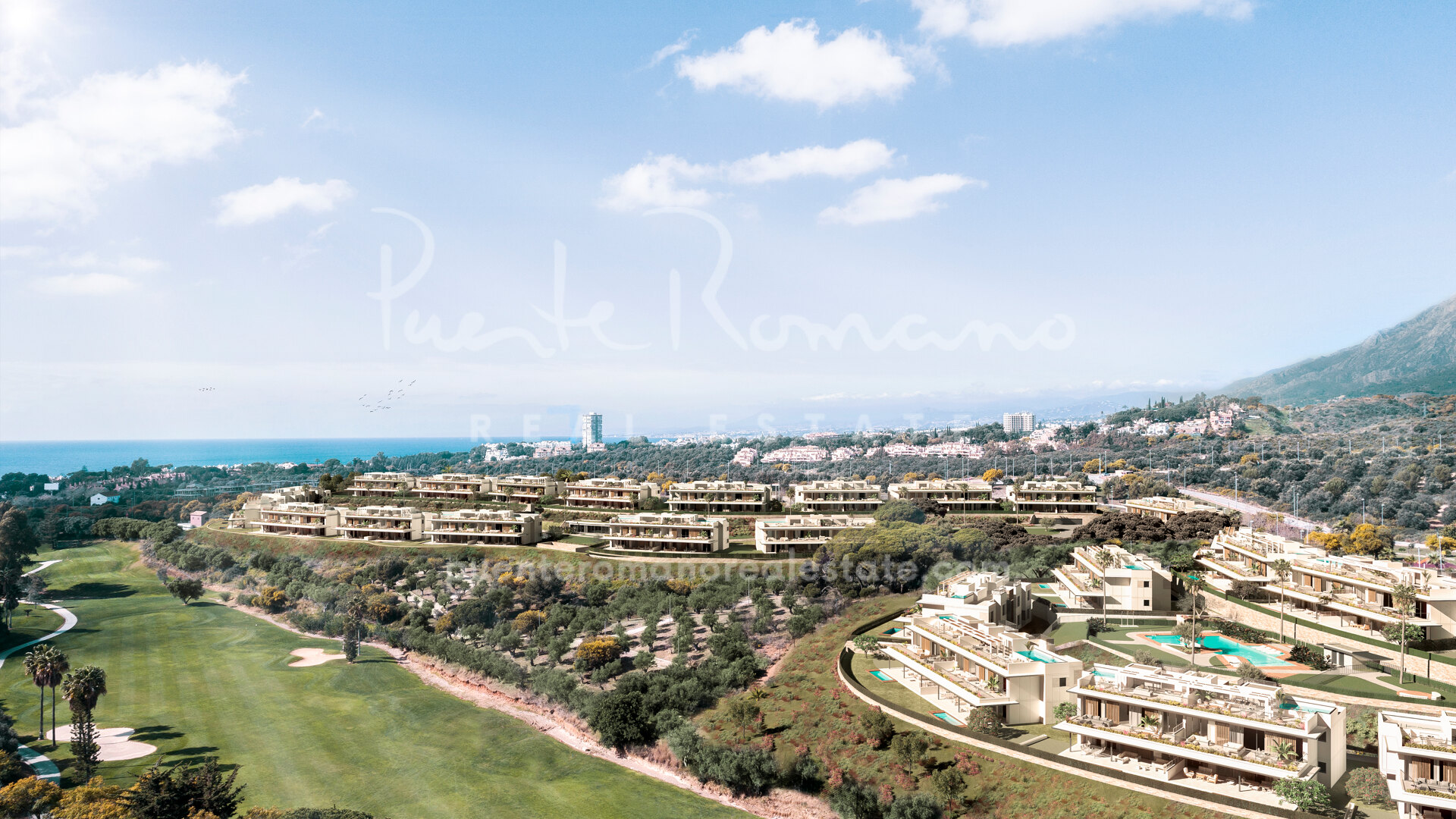 Duplex Penthouse in a New Exclusive Front Line Golf Development in Marbella.