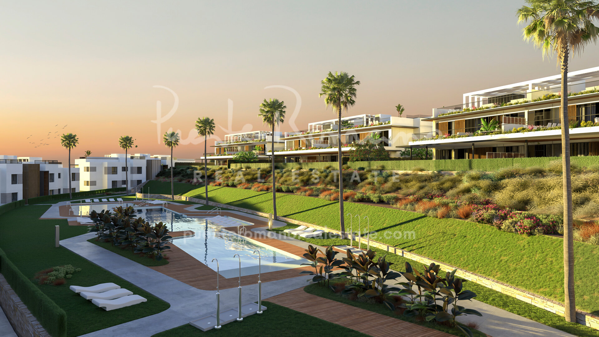 4 bedroom Duplex Penthouse in a New Exclusive Front Line Golf Development in Marbella
