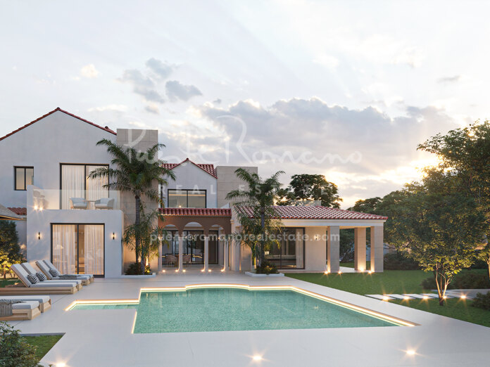 Stunning villa under construction in Las Brisas near golf courses