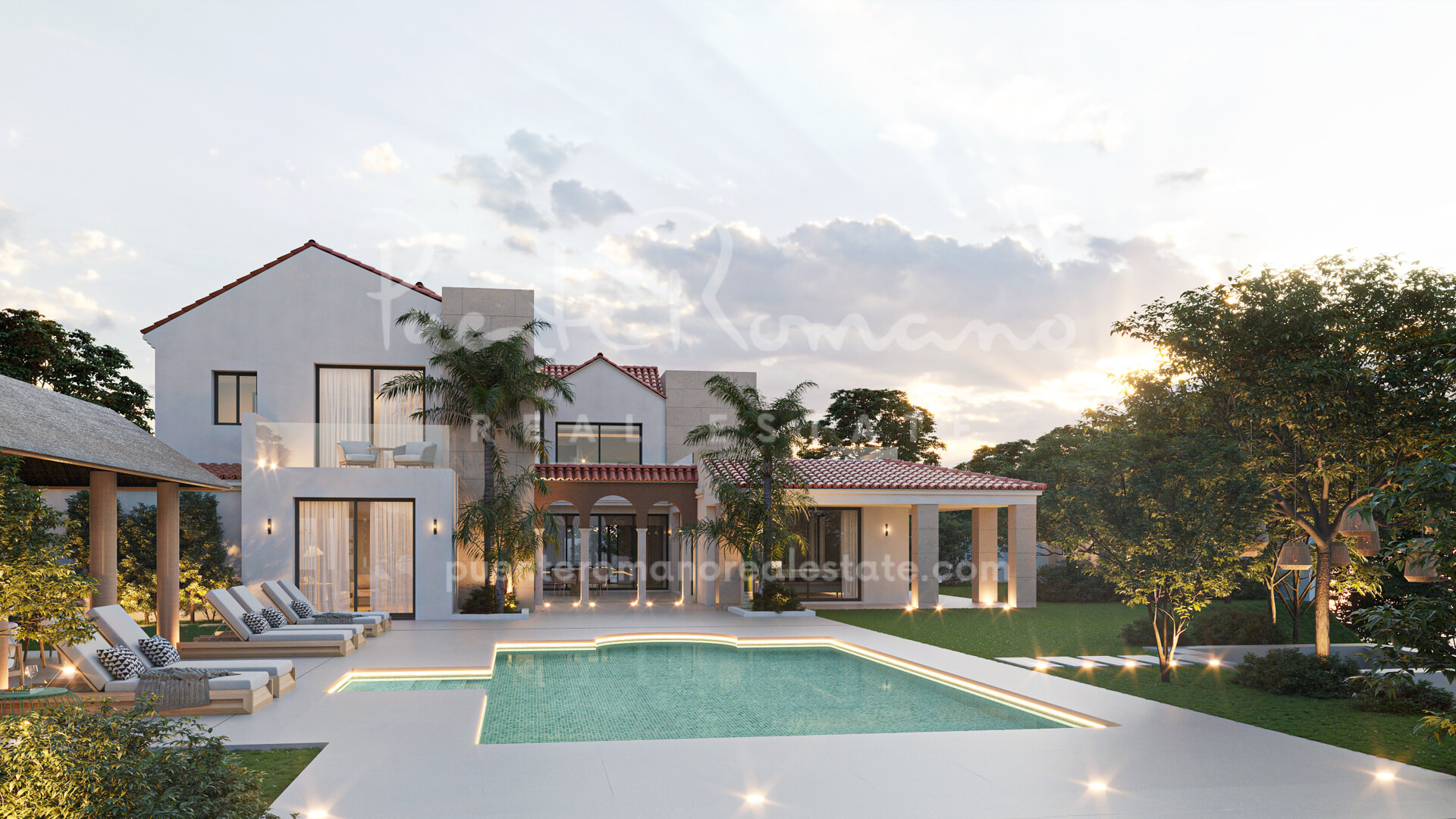 Stunning villa under construction in Las Brisas near golf courses